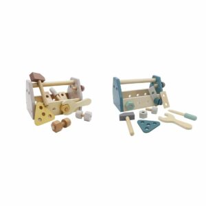 Home wooden game dkd home decor toolbox (21 x 11.5 x 13 cm) (2 pcs)